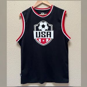 Men’s USA Soccer Logo Tank Top Shirt Size Small